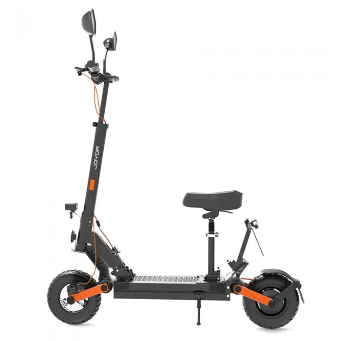 Składana hulajnoga elektryczna JOYOR S8E, silnik 800W, bateria 48V 26AH, opony 10-calowe, 45km/h, 80km, wyświetlacz NFC - Czarny